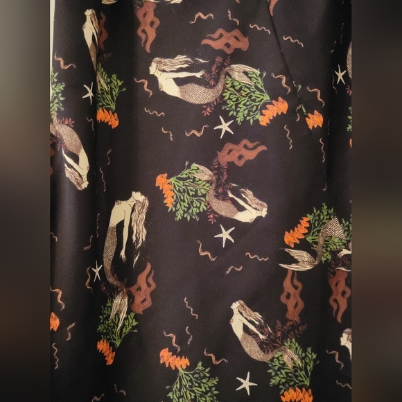 Zara Mermaid Printed Dress NWT - Picture 6 of 8